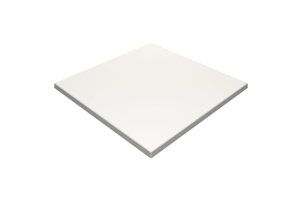 Hospitality Plus Werzalit Duratop Square Table Top By SM France [600L x 600W]-white  