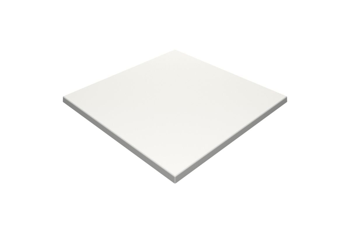 Hospitality Plus Werzalit Duratop Square Table Top By SM France [600L x 600W] Hospitality Plus white 