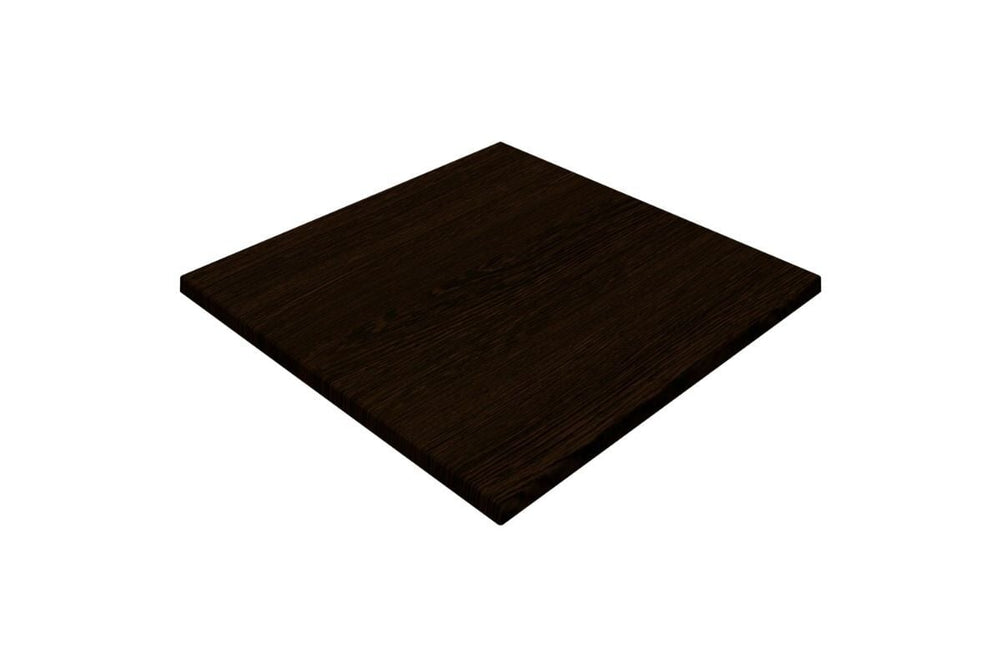 Hospitality Plus Werzalit Duratop Square Table Top By SM France [600L x 600W]-wenge  