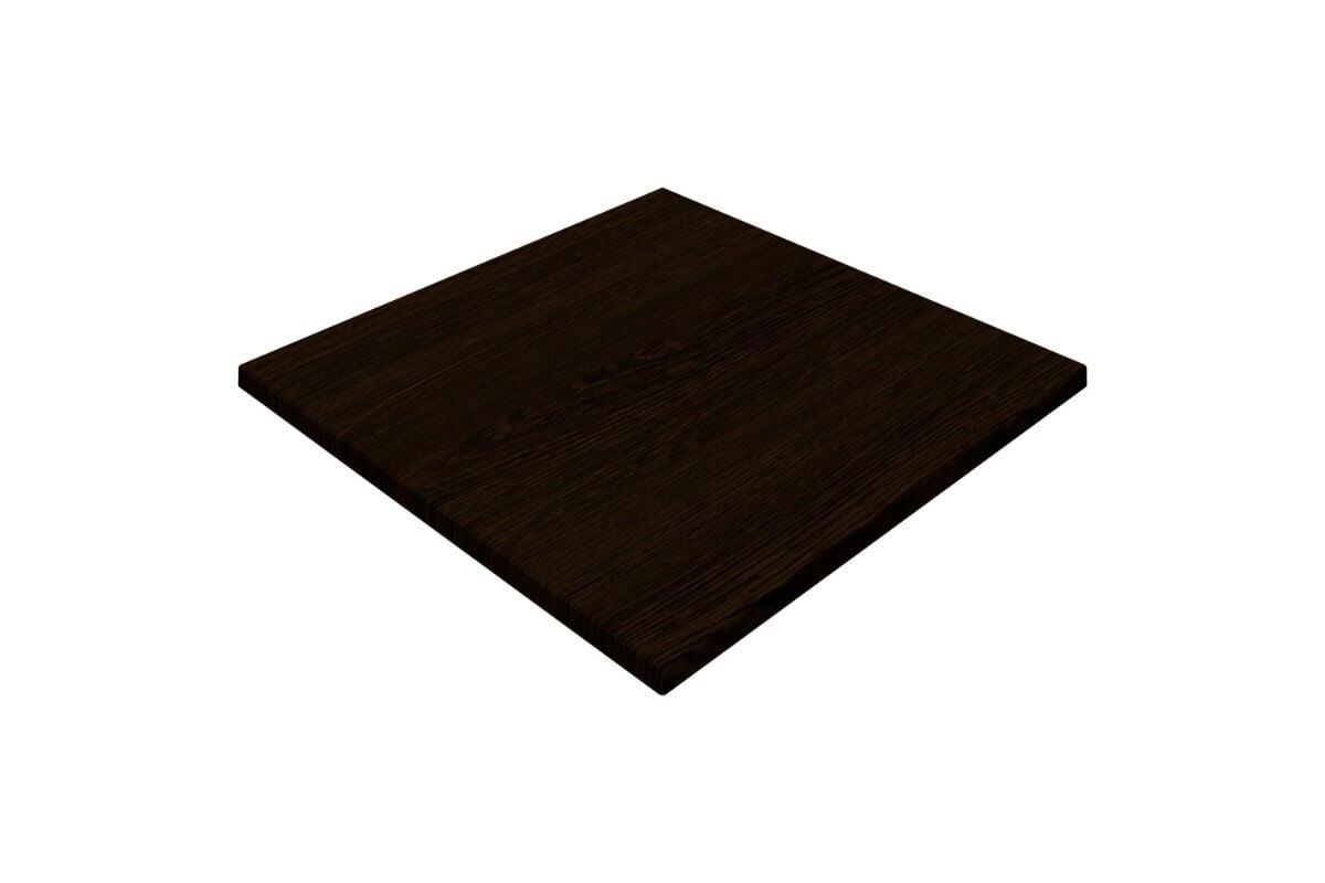 Hospitality Plus Werzalit Duratop Square Table Top By SM France [600L x 600W] Hospitality Plus wenge 