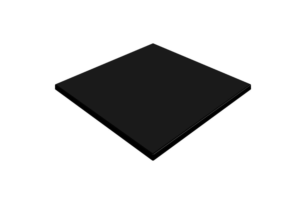Hospitality Plus Werzalit Duratop Square Table Top By SM France [800L x 800W] Hospitality Plus black 