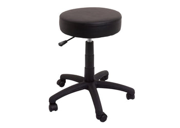 Industrial Padded Stool Jasonl black 