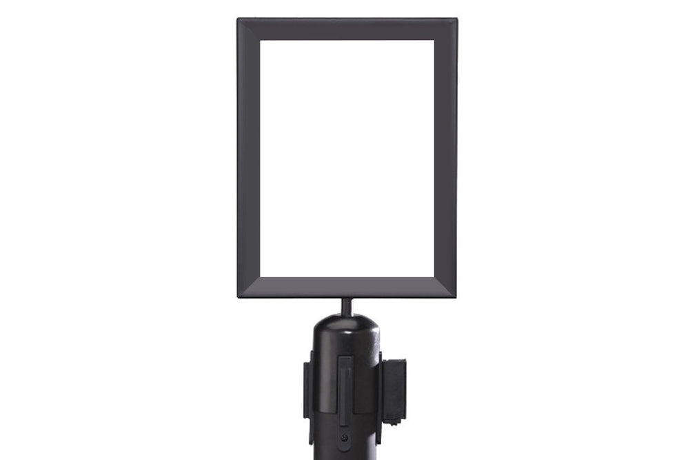 JasonL A4 Sign Frame Compatible with JasonL Retractable Pole - Black-black  