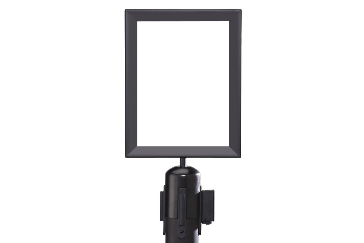 JasonL A4 Sign Frame Compatible with JasonL Retractable Pole - Black Jasonl portrait 
