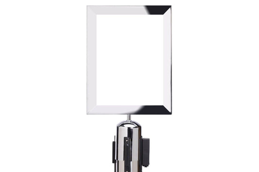 JasonL A4 Sign Frame Compatible with JasonL Retractable Pole - Silver Jasonl portrait 