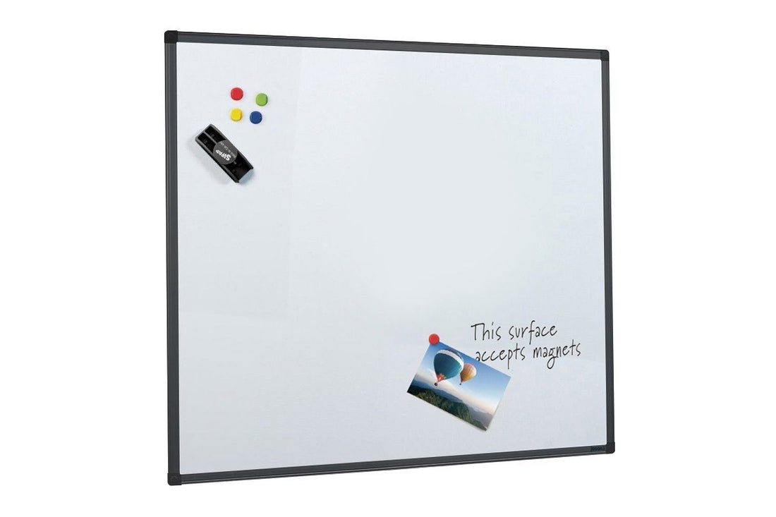 Commercial Whiteboard Black Frame [1200x900] Delivered