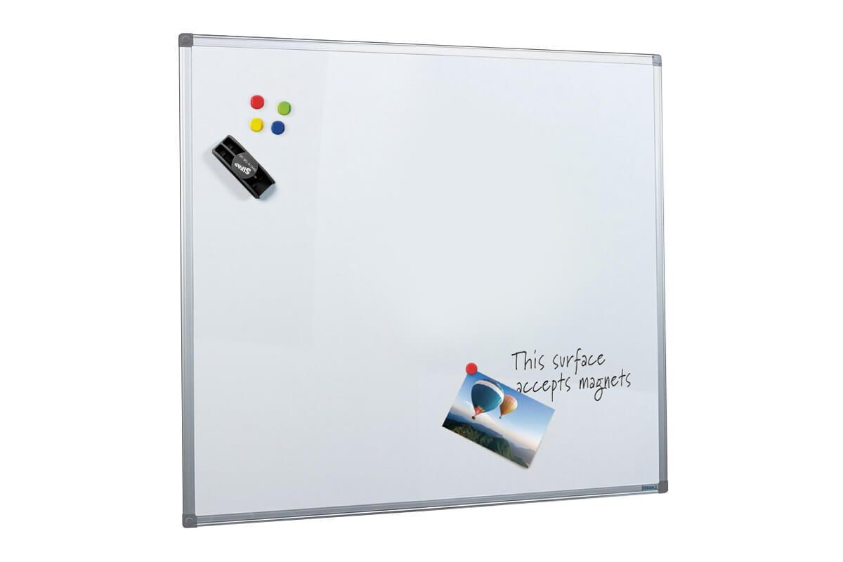 JasonL Commercial Magnetic Whiteboard - Silver Frame Jasonl 1200 x 1200 