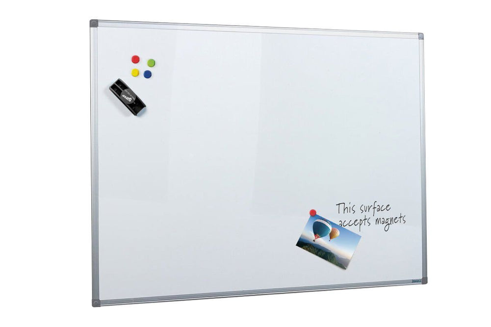 JasonL Commercial Magnetic Whiteboard - Silver Frame-2400 x 1200  