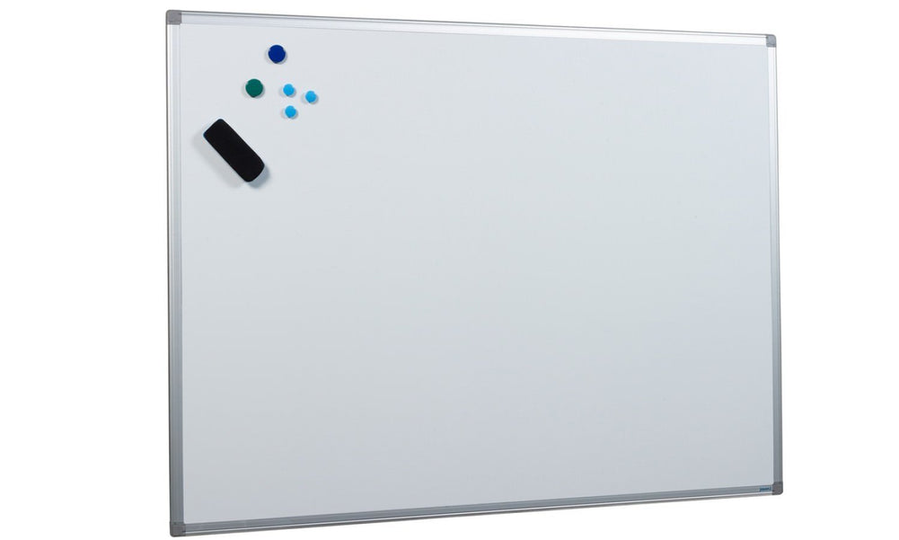 JasonL Commercial Magnetic Whiteboard - Silver Frame-2400 x 1200  