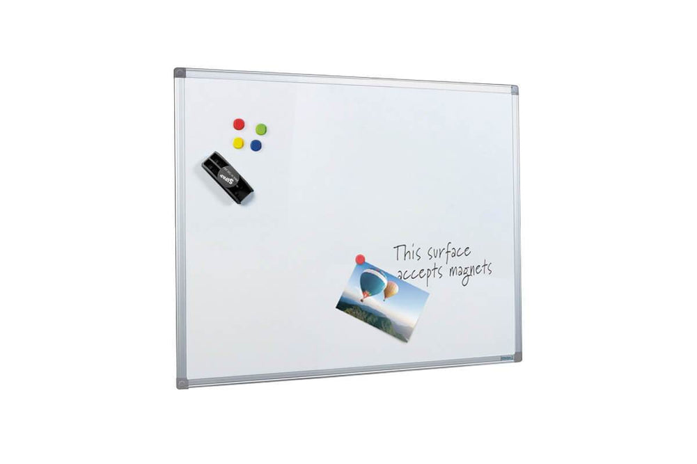 JasonL Commercial Magnetic Whiteboard - Silver Frame-900 x 600  