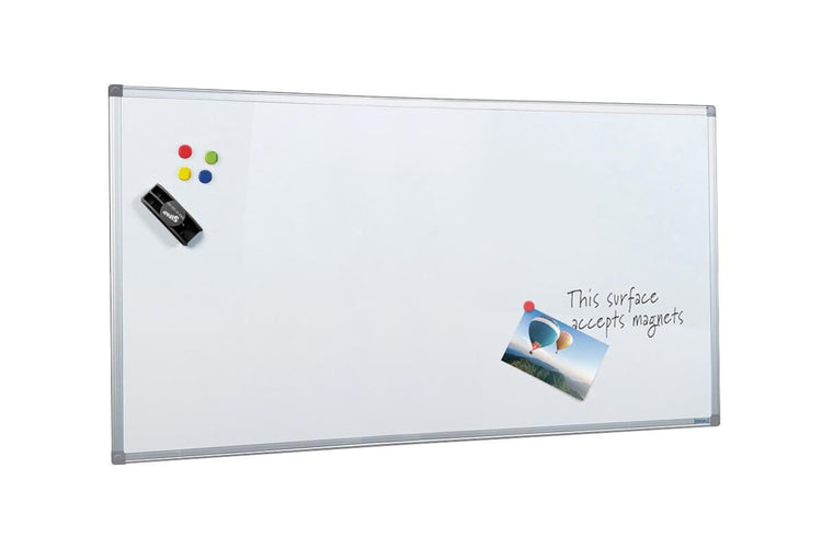 JasonL Commercial Magnetic Whiteboard - Silver Frame Jasonl 1800 x 900 