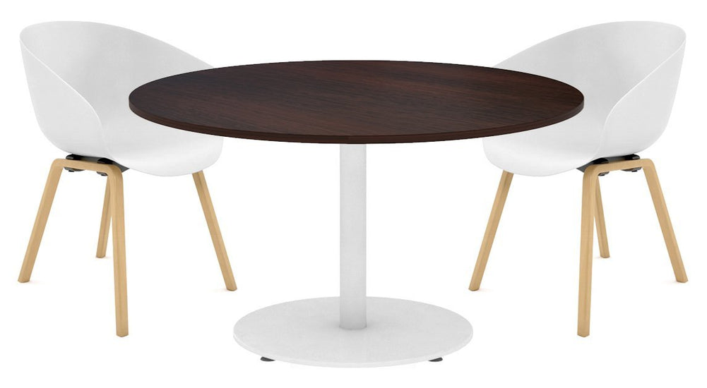 JasonL Melamine Table Top - Round [1200 mm]-dark oak  
