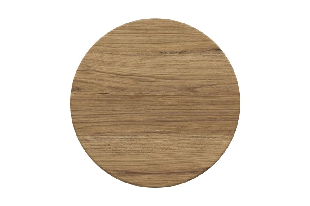 JasonL Melamine Table Top - Round [600 mm]-salvage oak  