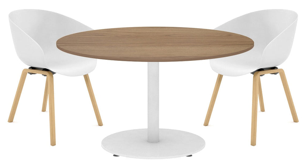 JasonL Melamine Table Top - Round [600 mm]-dark oak  