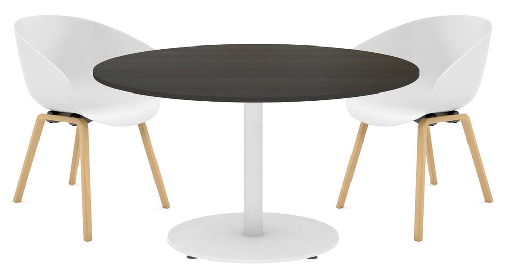 JasonL Melamine Table Top - Round [600 mm]-dark oak  