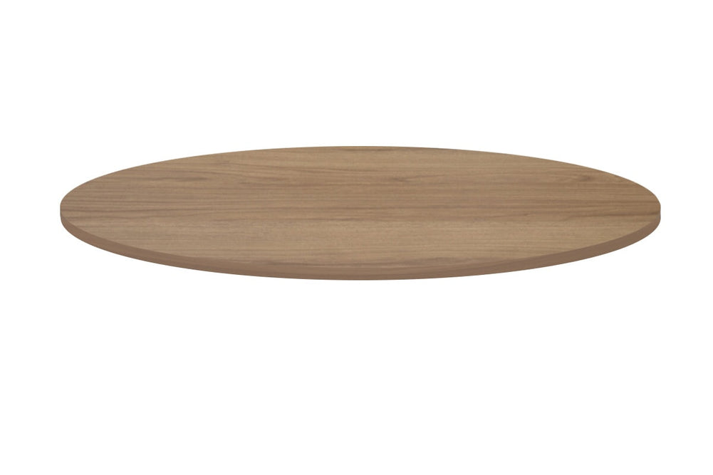 JasonL Melamine Table Top - Round [800 mm]-dark oak  