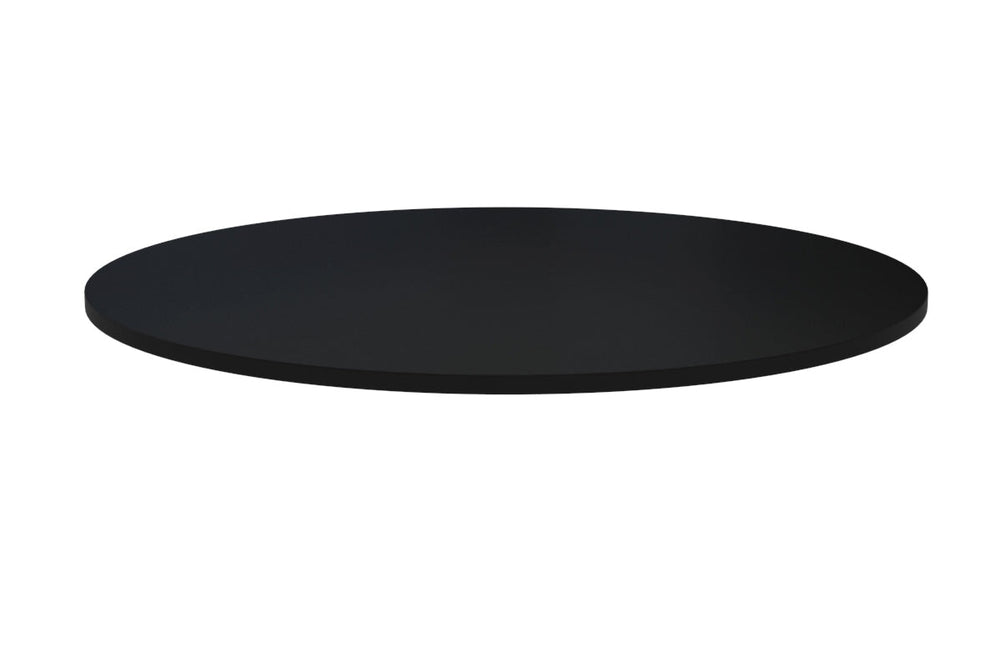 JasonL Melamine Table Top - Round [800 mm]-dark oak  