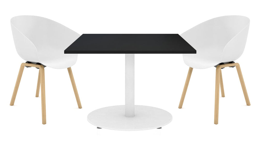 JasonL Melamine Table Top - Square [1200L x 1200W]-dark oak  