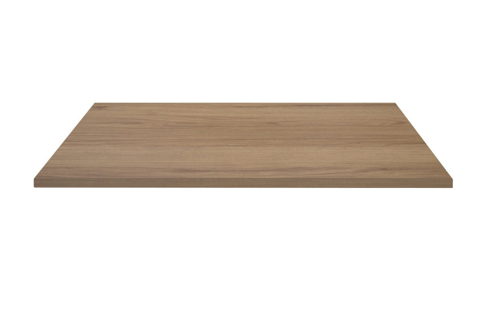 JasonL Melamine Table Top - Square [700L x 700W]-dark oak  
