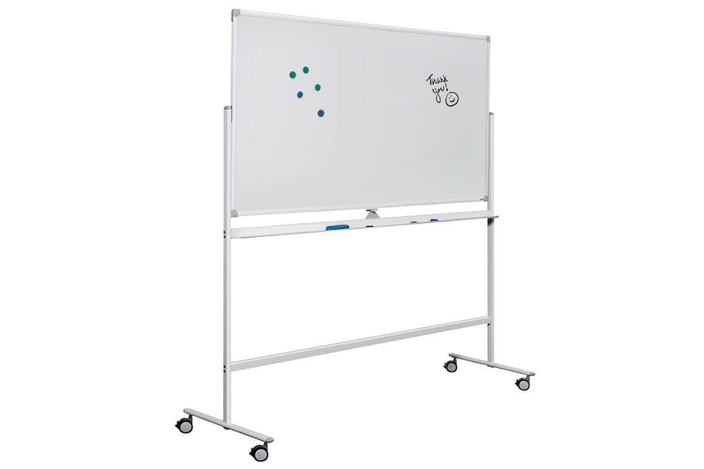 JasonL Mobile Magnetic Whiteboard Double Sided Pivoting-1800 x 1200  