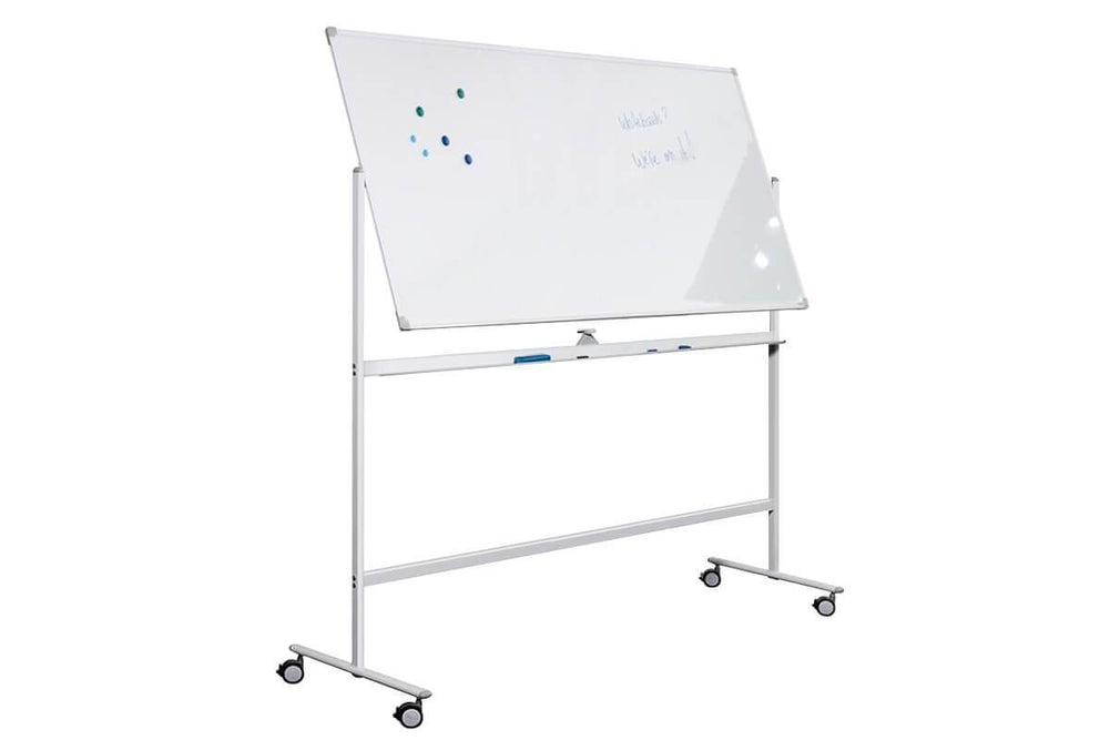 JasonL Mobile Magnetic Whiteboard Double Sided Pivoting-1800 x 1200  