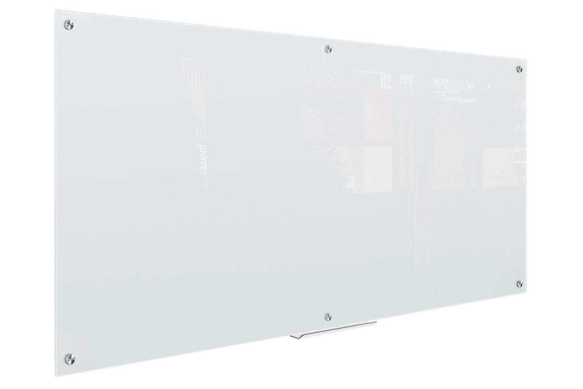 JasonL White Magnetic Frameless Glass Whiteboard Jasonl 2400 x 1200 