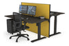 Just Right Height Adjustable 2 Person Bench Workstation [1200L x 800W with Cable Scallop] - Thumbnail 55 