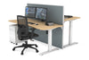 Just Right Height Adjustable 2 Person Bench Workstation [1400L x 700W] - Thumbnail 15 
