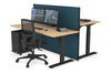Just Right Height Adjustable 2 Person Bench Workstation [1400L x 700W] - Thumbnail 43 