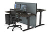 Just Right Height Adjustable 2 Person Bench Workstation [1400L x 700W] - Thumbnail 58 