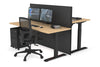 Just Right Height Adjustable 2 Person Bench Workstation [1400L x 700W] - Thumbnail 45 