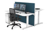 Just Right Height Adjustable 2 Person Bench Workstation [1400L x 700W] - Thumbnail 7 