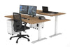 Just Right Height Adjustable 2 Person Bench Workstation [1600L x 800W with Cable Scallop] - Thumbnail 17 