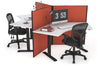 Just Right Height Adjustable 3 Person 120 Degree Workstation - Thumbnail 10 