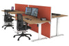 Just Right Height Adjustable 4 Person Bench Workstation [1200L x 800W with Cable Scallop] - Thumbnail 20 