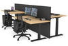Just Right Height Adjustable 4 Person Bench Workstation [1200L x 800W with Cable Scallop] - Thumbnail 48 