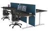 Just Right Height Adjustable 4 Person Bench Workstation [1200L x 800W with Cable Scallop] - Thumbnail 30 