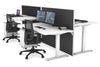 Just Right Height Adjustable 4 Person Bench Workstation [1200L x 800W with Cable Scallop] - Thumbnail 11 