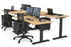 Just Right Height Adjustable 4 Person Bench Workstation [1400L x 700W] - Thumbnail 42 