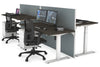 Just Right Height Adjustable 4 Person Bench Workstation [1400L x 700W] - Thumbnail 31 