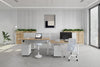 Just Right Height Adjustable 4 Person Bench Workstation [1400L x 700W] - Thumbnail 2 