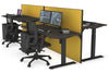 Just Right Height Adjustable 4 Person Bench Workstation [1400L x 700W] - Thumbnail 58 