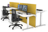 Just Right Height Adjustable 4 Person Bench Workstation [1400L x 700W] - Thumbnail 7 