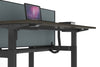 Just Right Height Adjustable 6 Person H-Bench Workstation - Black Frame [1200L x 700W] - Thumbnail 5 