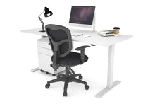  - Just Right Height Adjustable Desk [1600L x 700W] - 1