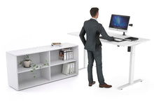  - Just Right Height Adjustable Desk Executive Setting [1600L x 700W] - 1