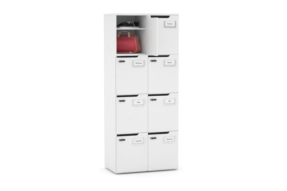 Cube Locker [4 Tier 2 Across]-white  