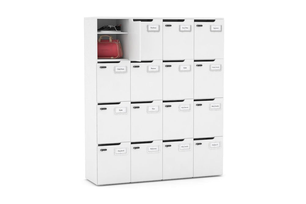 Cube Locker [4 Tier 4 Across]-white  