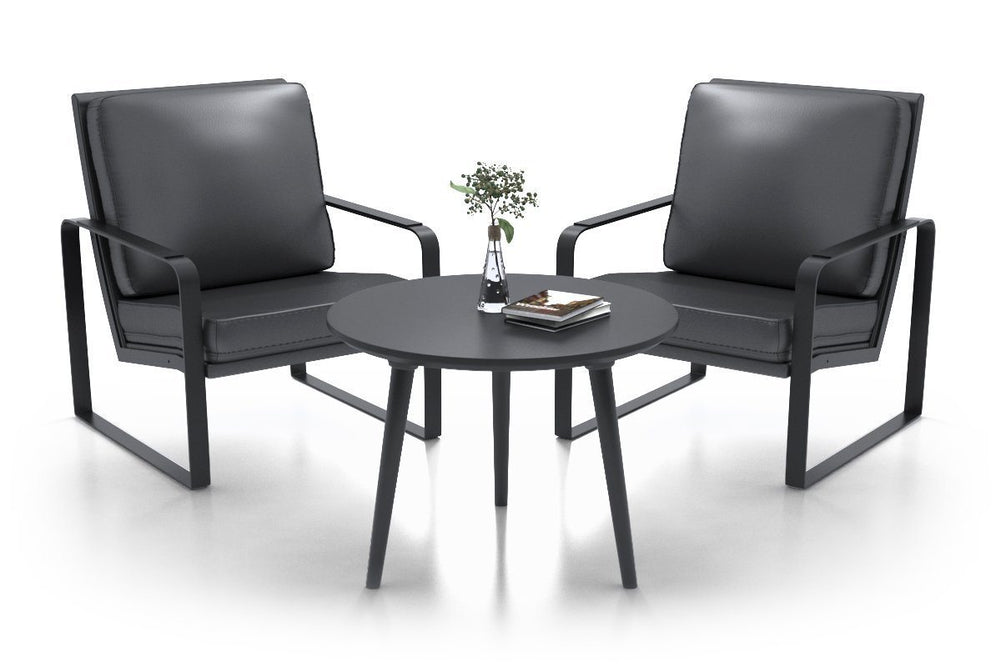 Lux Single Seater Lounge Chair-brown  