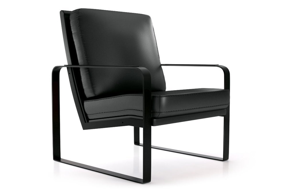 Lux Single Seater Lounge Chair-brown  